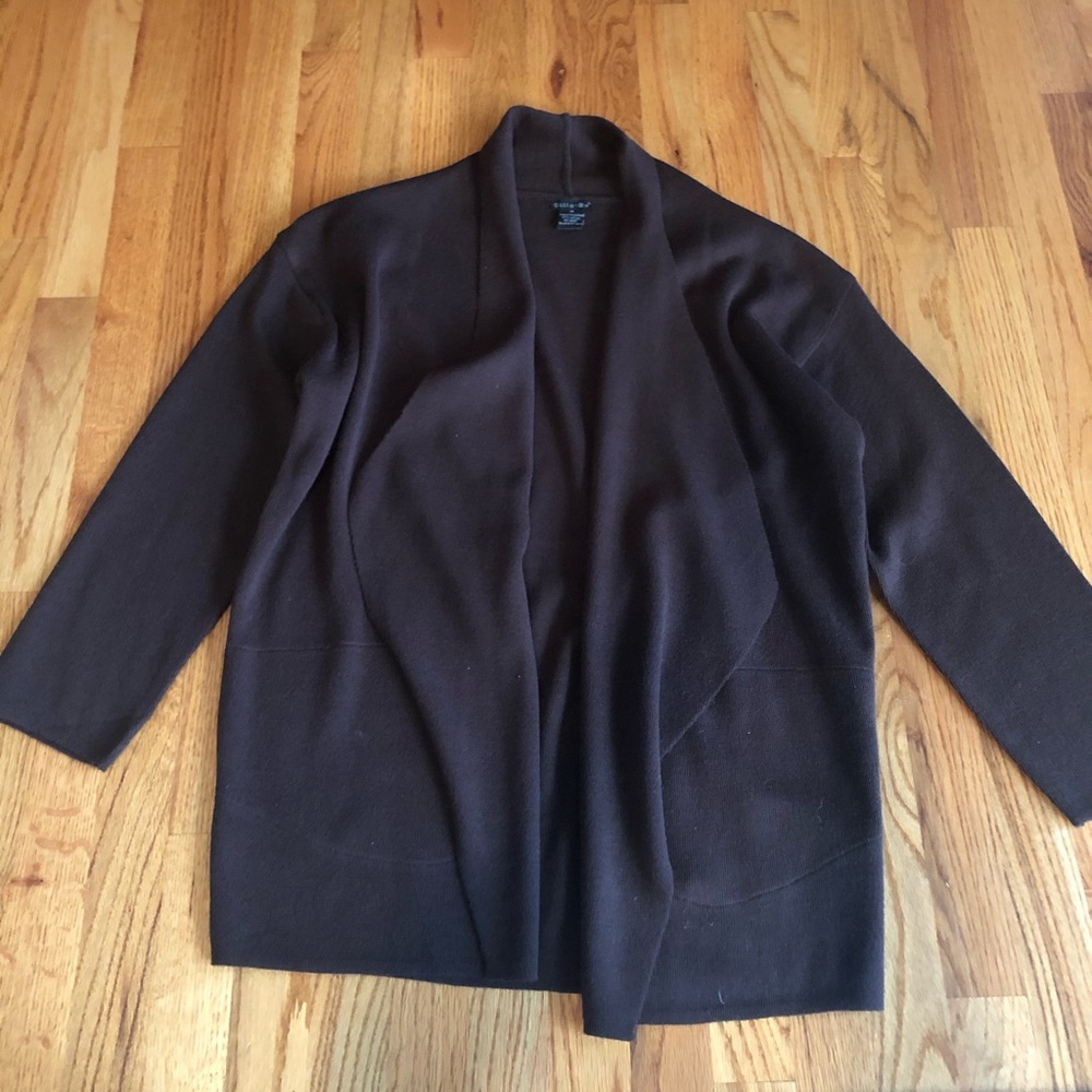 Chocolate cardigan size medium